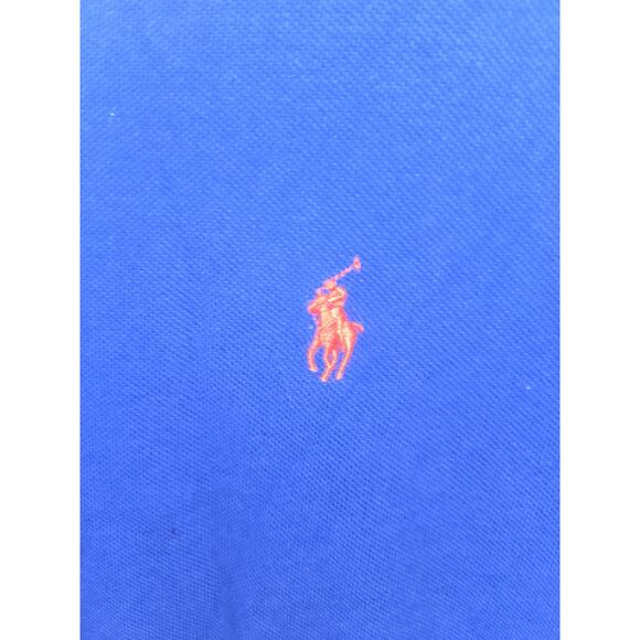 Polo Ralph Lauren Polo Shirt, Short Sleeve, Blue, 100% Cotton, Men's Size Large - Picture 4 of 5